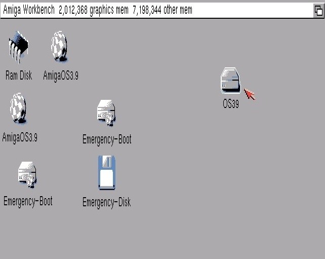 installation AmigaOS 3.9