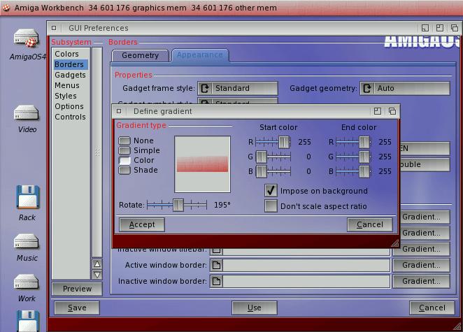 GUI AmigaOS 4.0