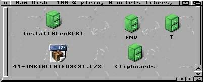 Installation AtoSCSI