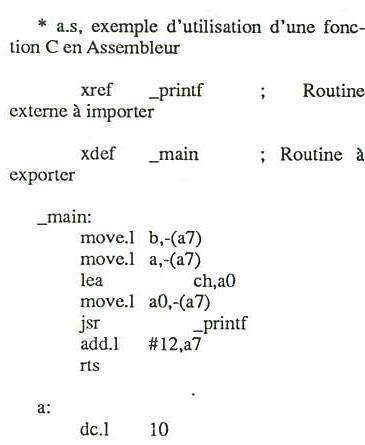 C et assembleur