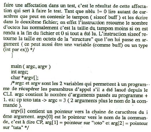 Commande Copy