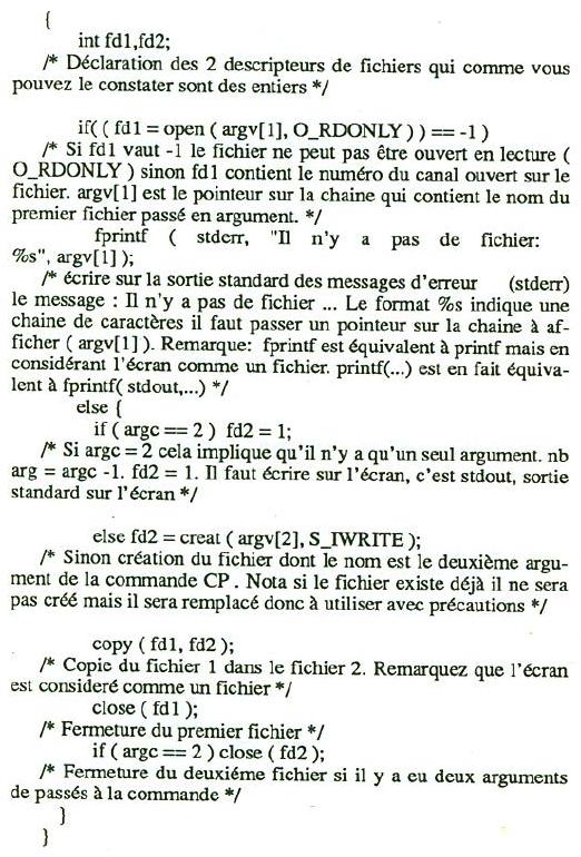 Commande Copy