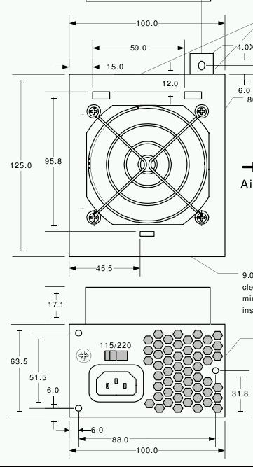 Facteur de forme d'alimentation Micro BTX