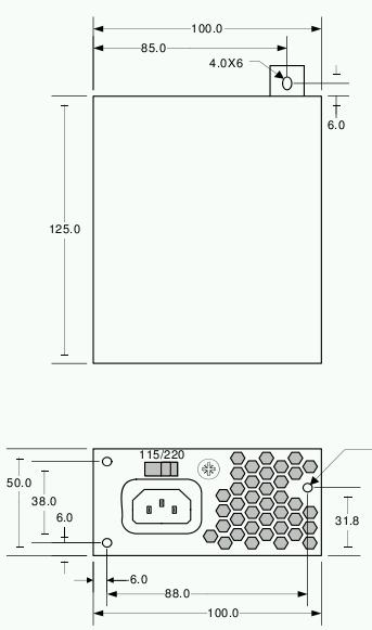 Facteur de forme d'alimentation PicoBTX