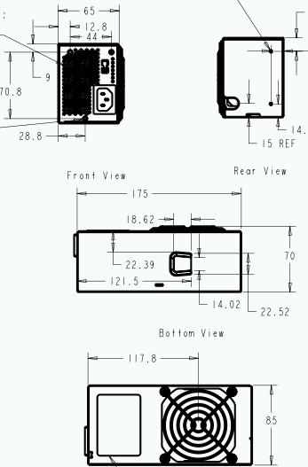 Facteur de forme d'alimentation TFX