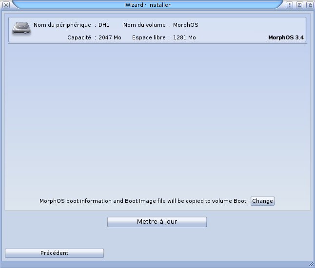 Installation MorphOS 3.x