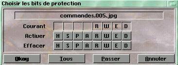 Protection des fichiers