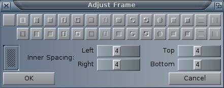 MUI - adjust frame