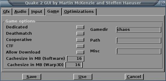La GUI de Quake 2