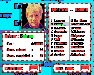 500 c.c Moto Manager