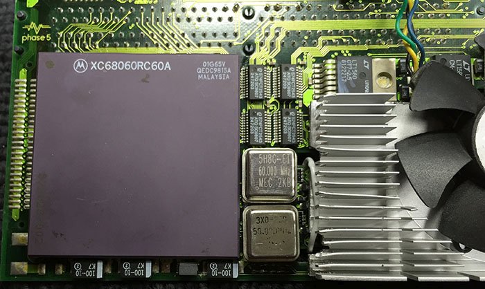 BlizzardPPC : surcadenage du PowerPC 603e et du 68060