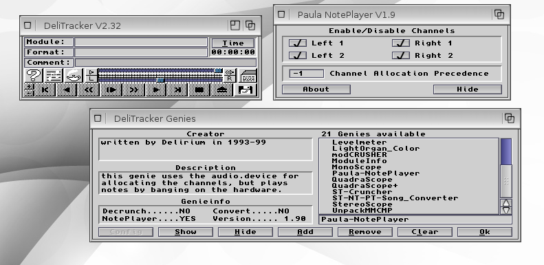 Utiliser Delitracker sur AmigaOS 4