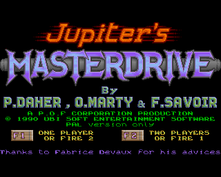 Jupiter's Masterdrive