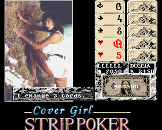 Cover Girl Strip Poker
