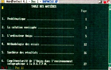 Évaluation de l'ordinateur Amiga par le Ministère des transports du Québec