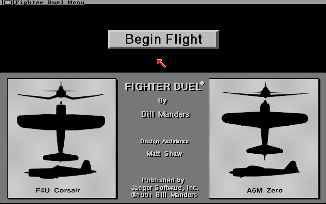 Fighter Duel: Corsair vs Zero