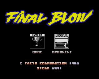 Final Blow