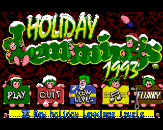 Holiday Lemmings 1993