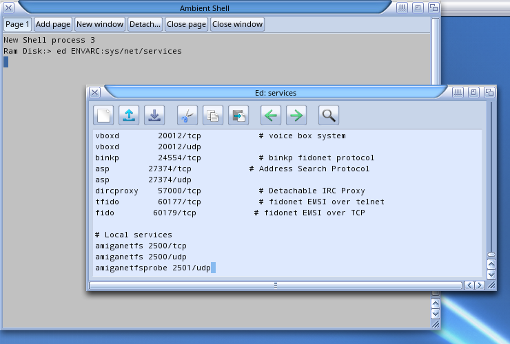 Monter lecteurs rseau sur MorphOS
