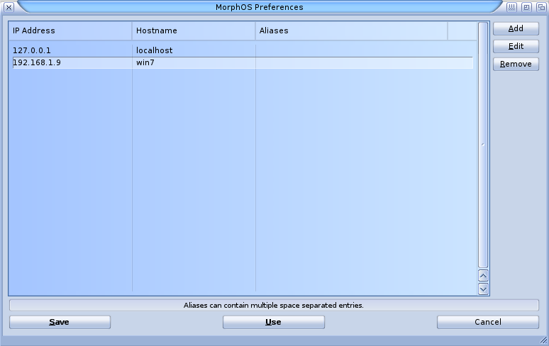 Monter lecteurs rseau sur MorphOS