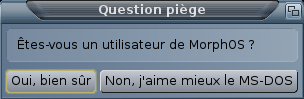 Requte de MorphOS