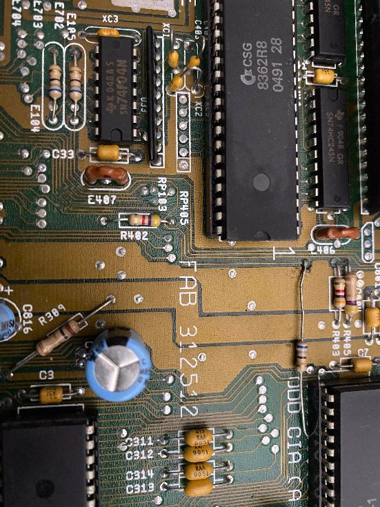 Restauration d'un Amiga 500