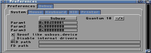 Amiga 500 et interface USB