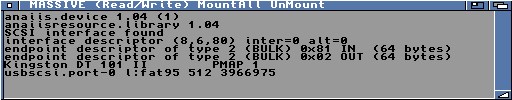 Amiga 500 et interface USB