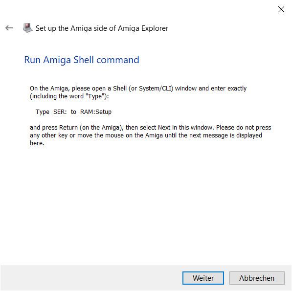 Transfrer des donnes avec Amiga Explorer