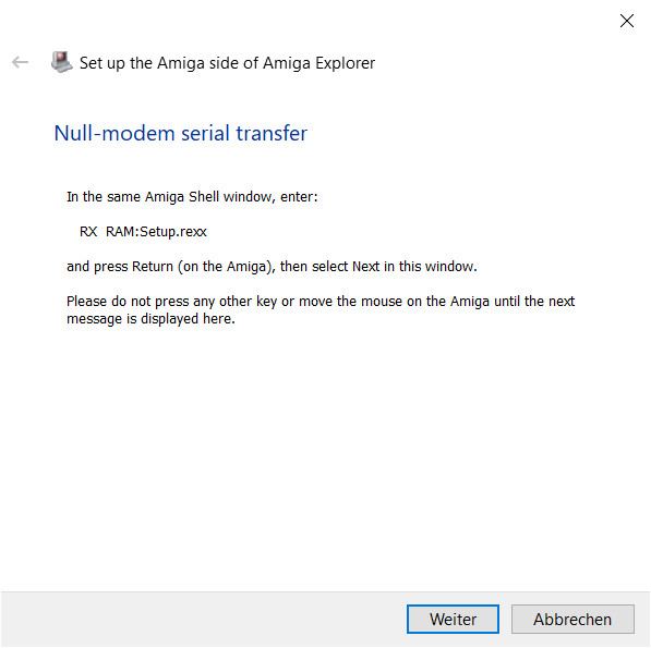 Transfrer des donnes avec Amiga Explorer