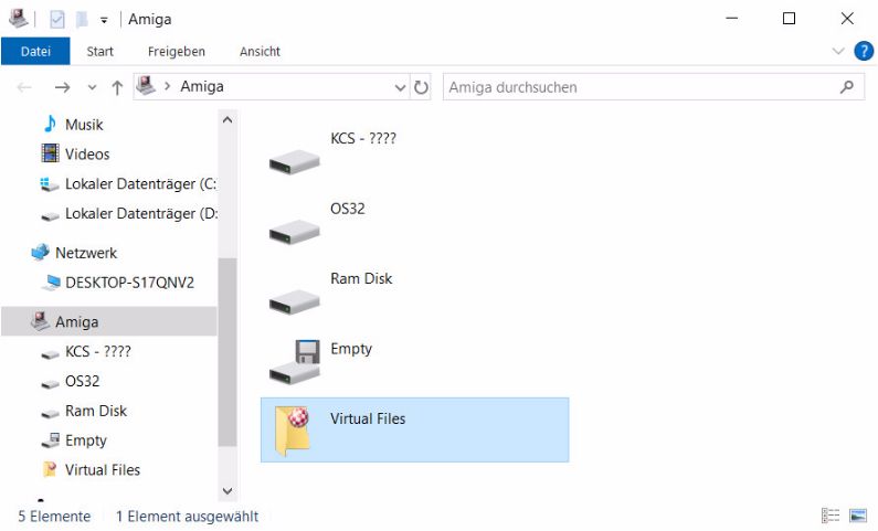 Transfrer des donnes avec Amiga Explorer