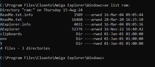 Transfrer des donnes avec Amiga Explorer