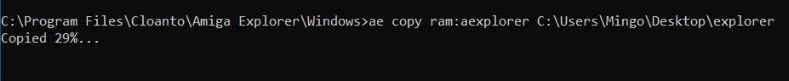 Transfrer des donnes avec Amiga Explorer