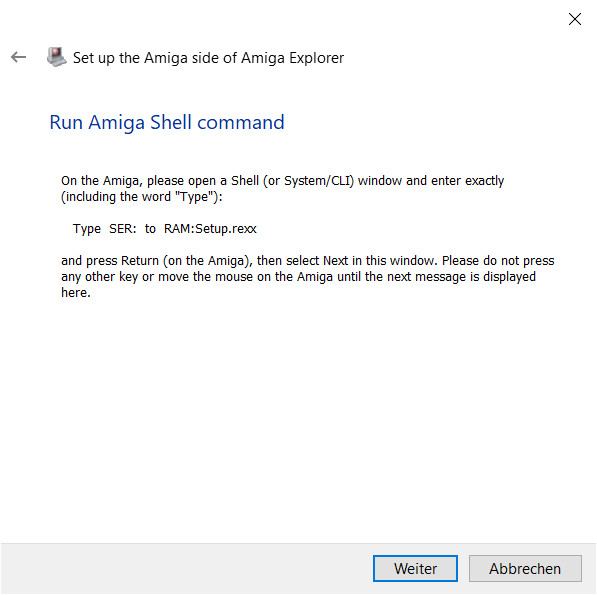 Transfrer des donnes avec Amiga Explorer