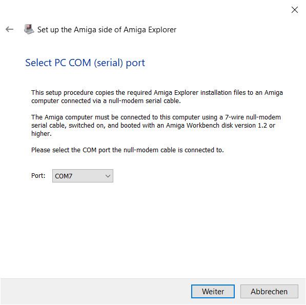Transfrer des donnes avec Amiga Explorer