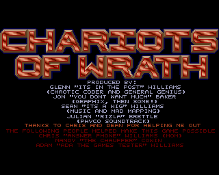 Chariots of Wrath