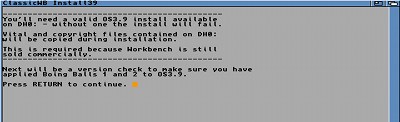 Installation et utilisation de ClassicWB