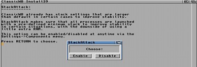 Installation et utilisation de ClassicWB