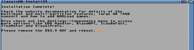 Installation et utilisation de ClassicWB