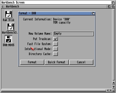 mulation Amiga sous Linux avec E-UAE