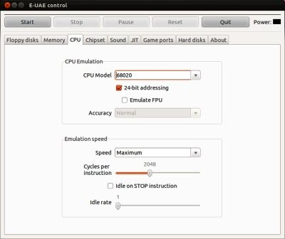 mulation Amiga sous Linux avec E-UAE
