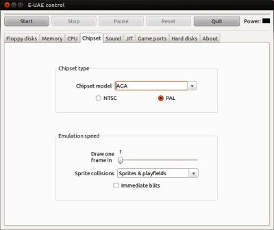 mulation Amiga sous Linux avec E-UAE