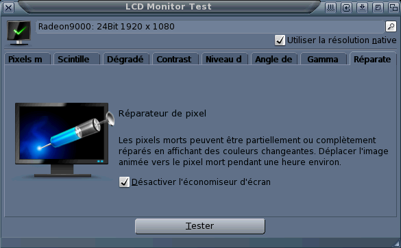 LCD Monitor Test