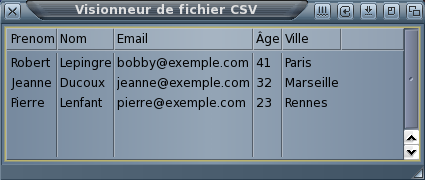 CSVViewer