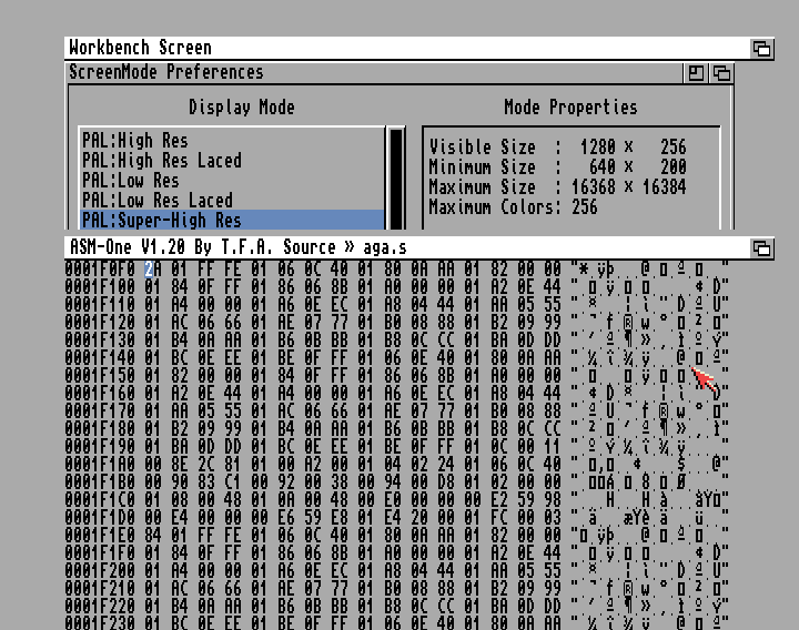 programmation d'une cracktro sur Amiga 500