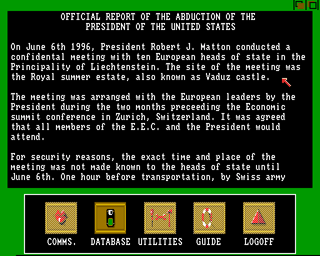 The President Is Missing