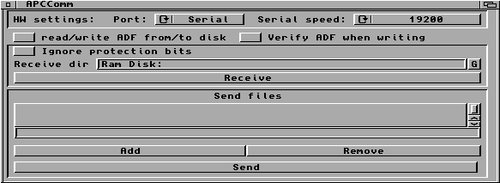 Transfert Amiga/Linux avec APCComm