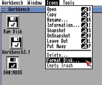 Transfrer des donnes entre un Amiga et un PC (Windows) avec un disque dur ou une carte CF